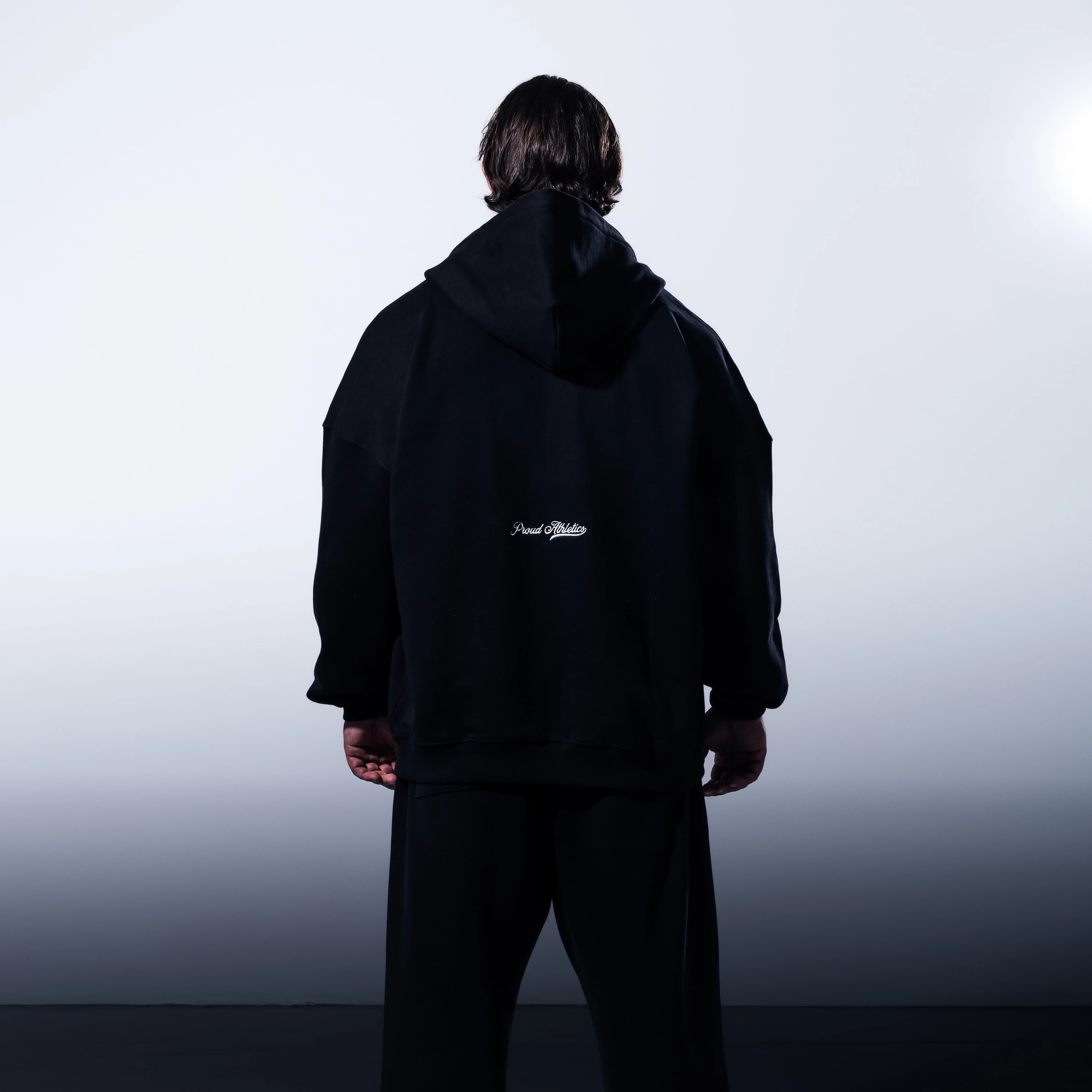 Day One02 Heavyweight ZipUp Hoodie - Siyah