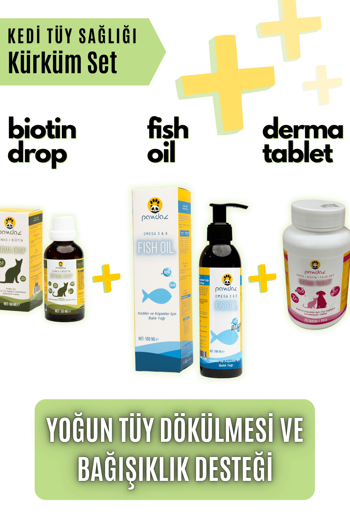 pawdaz Kedi Kürküm Set