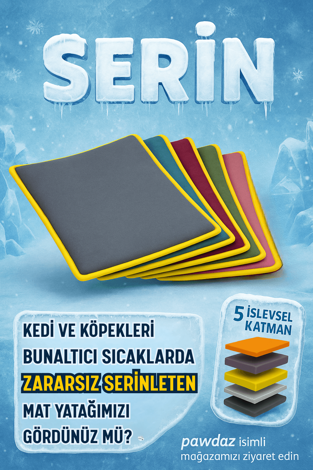 Kedi ve Köpek Battaniyesi - Çift Katlı, Yıkanabilir 
