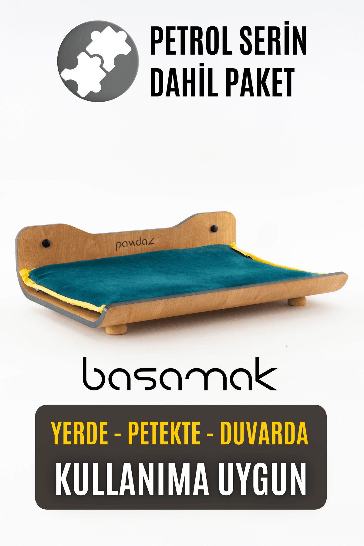 Basamak - Serin Mat Uyumlu Duvar, Kalorifer ve Yerde Kullanılabilen Yatak ( 60x40 CM ) - petrol-basamak