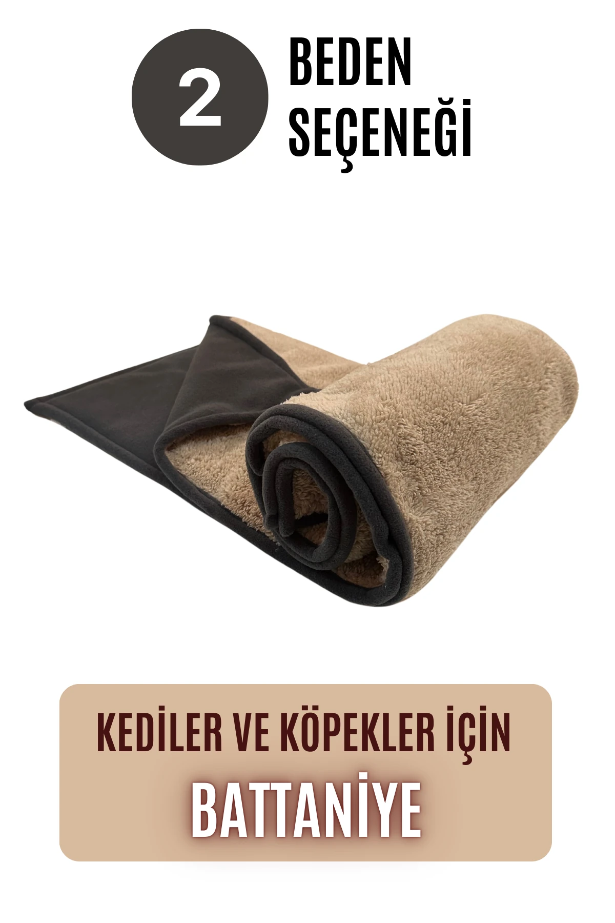 Kedi ve Köpek Battaniyesi - Çift Katlı, Yıkanabilir 