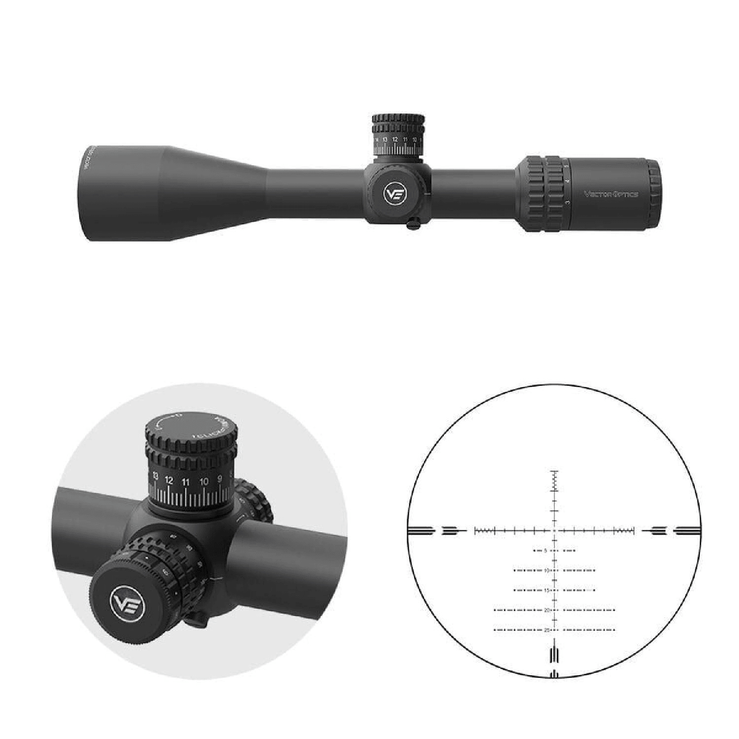 Hatsan Hercules 666 6.35mm / 3-18x50HD SFP Kampanya Seti