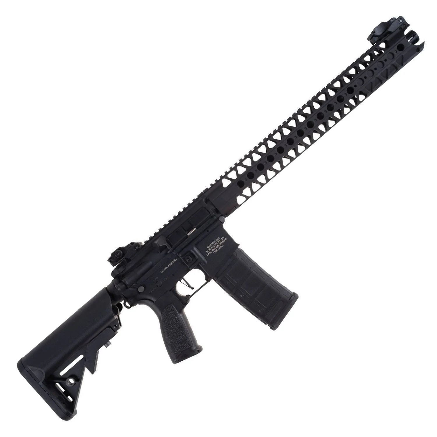 Delta Armory AR15 LA 16,2” BRAVO PIL ŞARJ SET Airsoft Tüfek / Siyah DA-B12