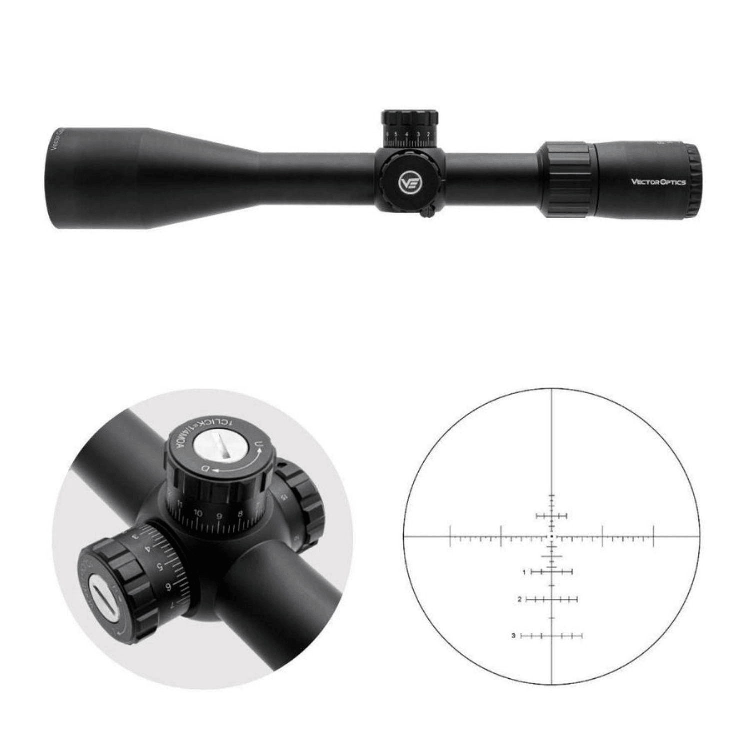 HATSAN BLITZ MEVZI IV 5,5mm Vector Optics Everest 3-18x50SFP Gen II Kampanya Seti