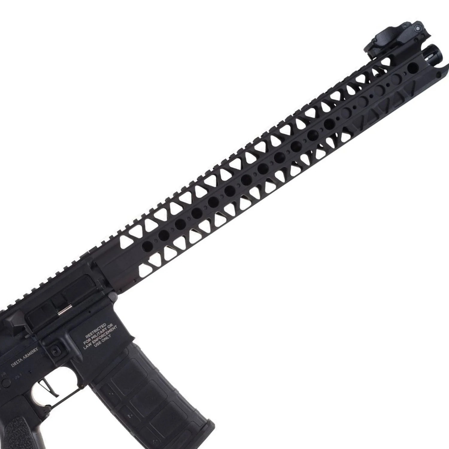 Delta Armory AR15 LA 16,2” BRAVO PIL ŞARJ SET Airsoft Tüfek / Siyah DA-B12