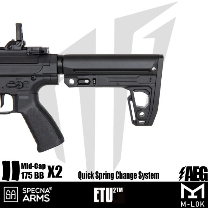 Specna Arms SA-F21 FLEX™ ETU2™ Airsoft Tüfeği – Siyah