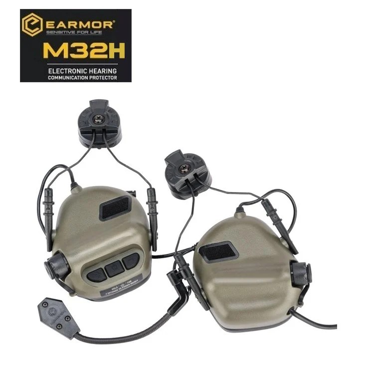 OPSMEN EARMOR ''M32H MOD3'' TACTICAL KASK TIPI MIKROFONLU Aktif Koruma Atış Kulaklığı