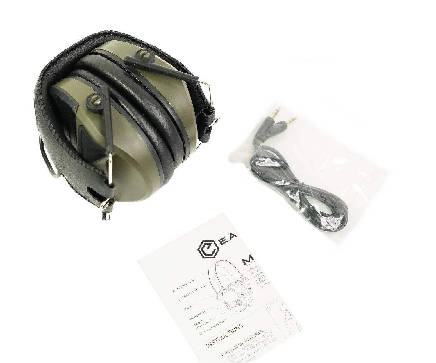 Opsmen Earmor Elektronik Atış Kulaklığı (Black) Siyah M30-BK