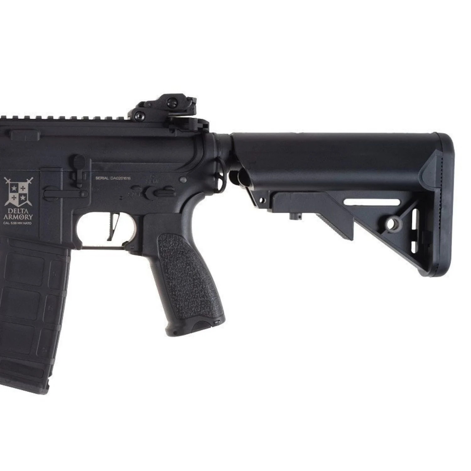 Delta Armory AR15 LA 16,2” BRAVO PIL ŞARJ SET Airsoft Tüfek / Siyah DA-B12