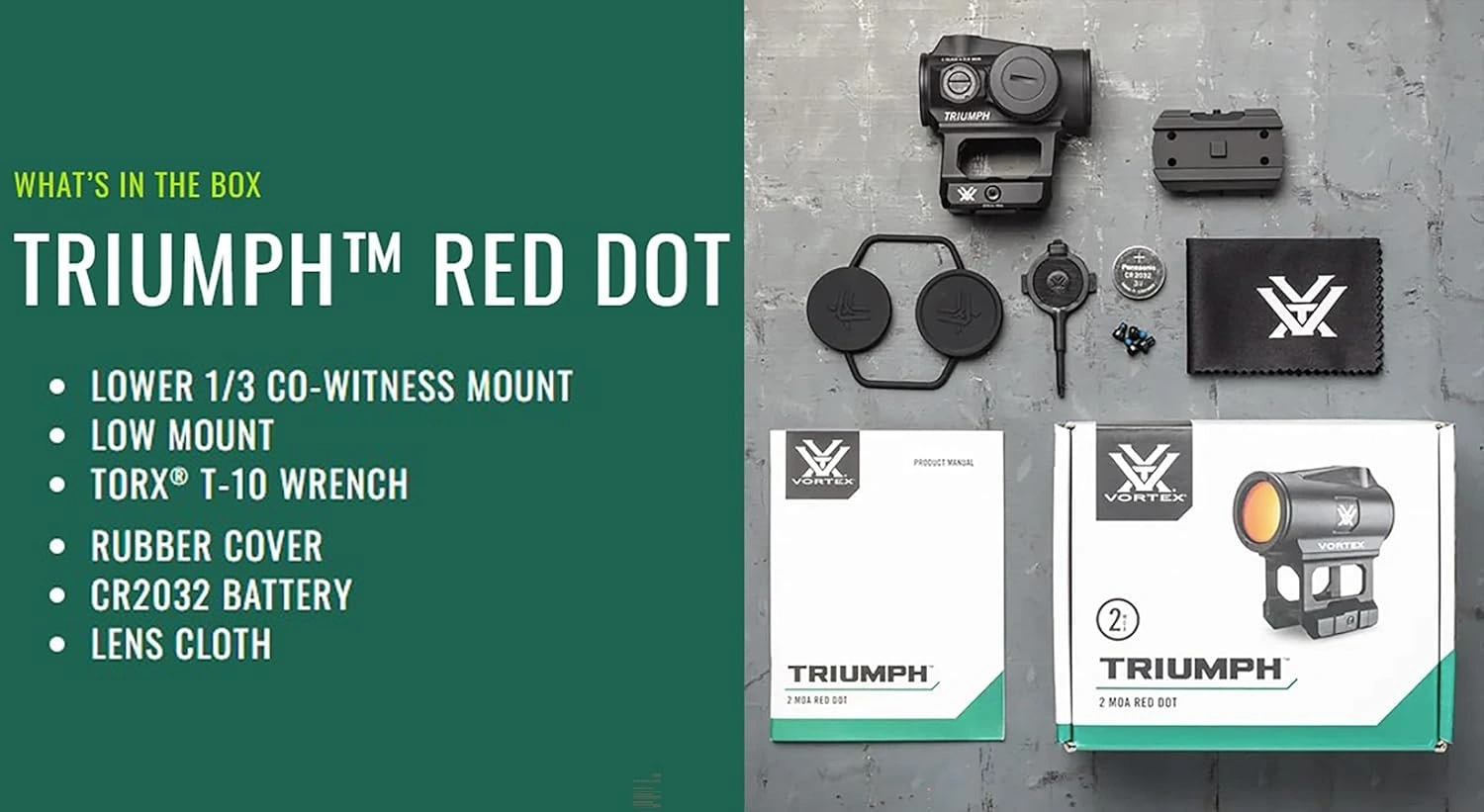 Vortex Triumph 2 Moa Red Dot