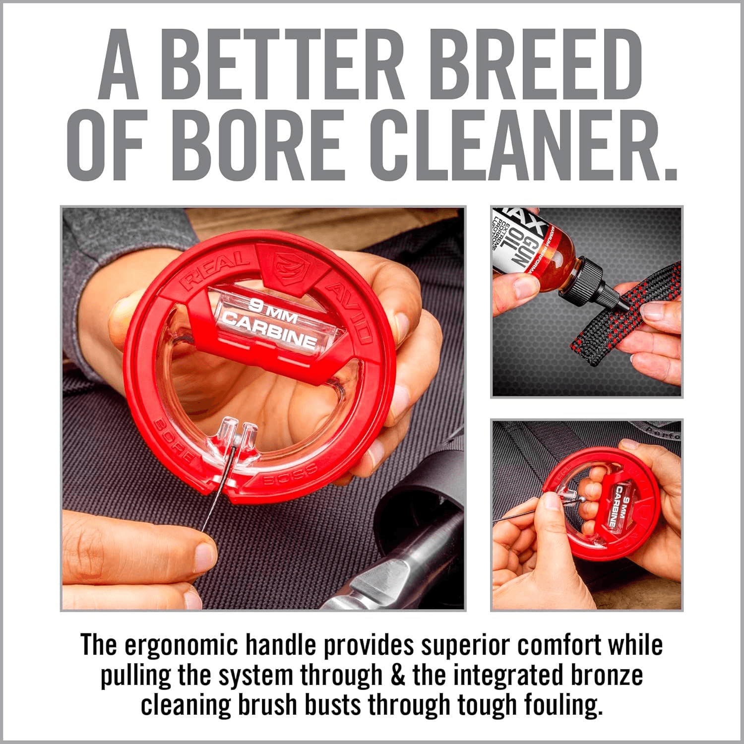REAL AVID Bore Boss® 9mm WORLD’S EASIEST BORE CLEANER Namlu Temizleyici