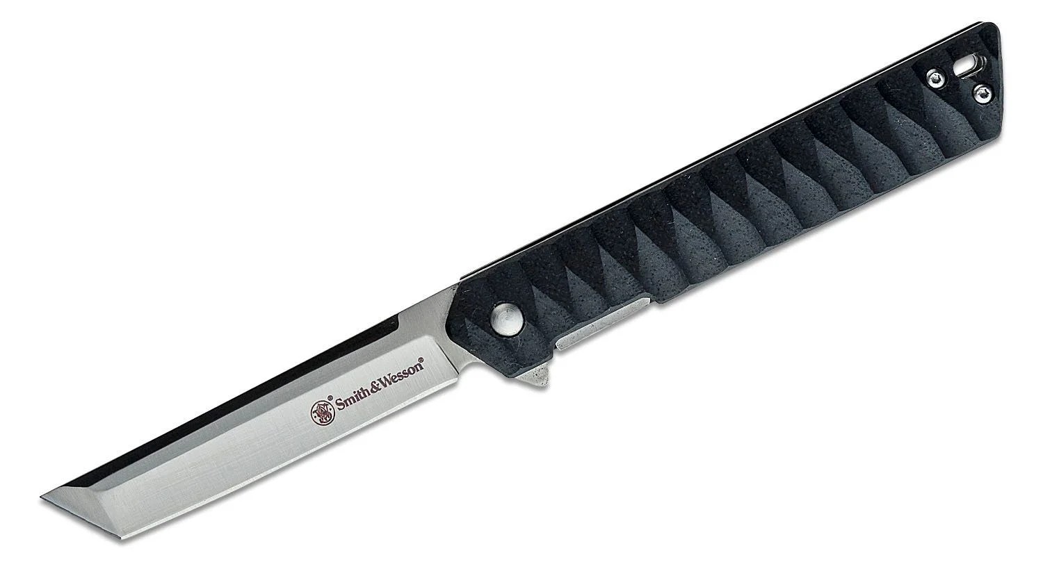mith & Wesson® 24/7 Tanto Folder, Black G-10 Handle Bıçak 1147097