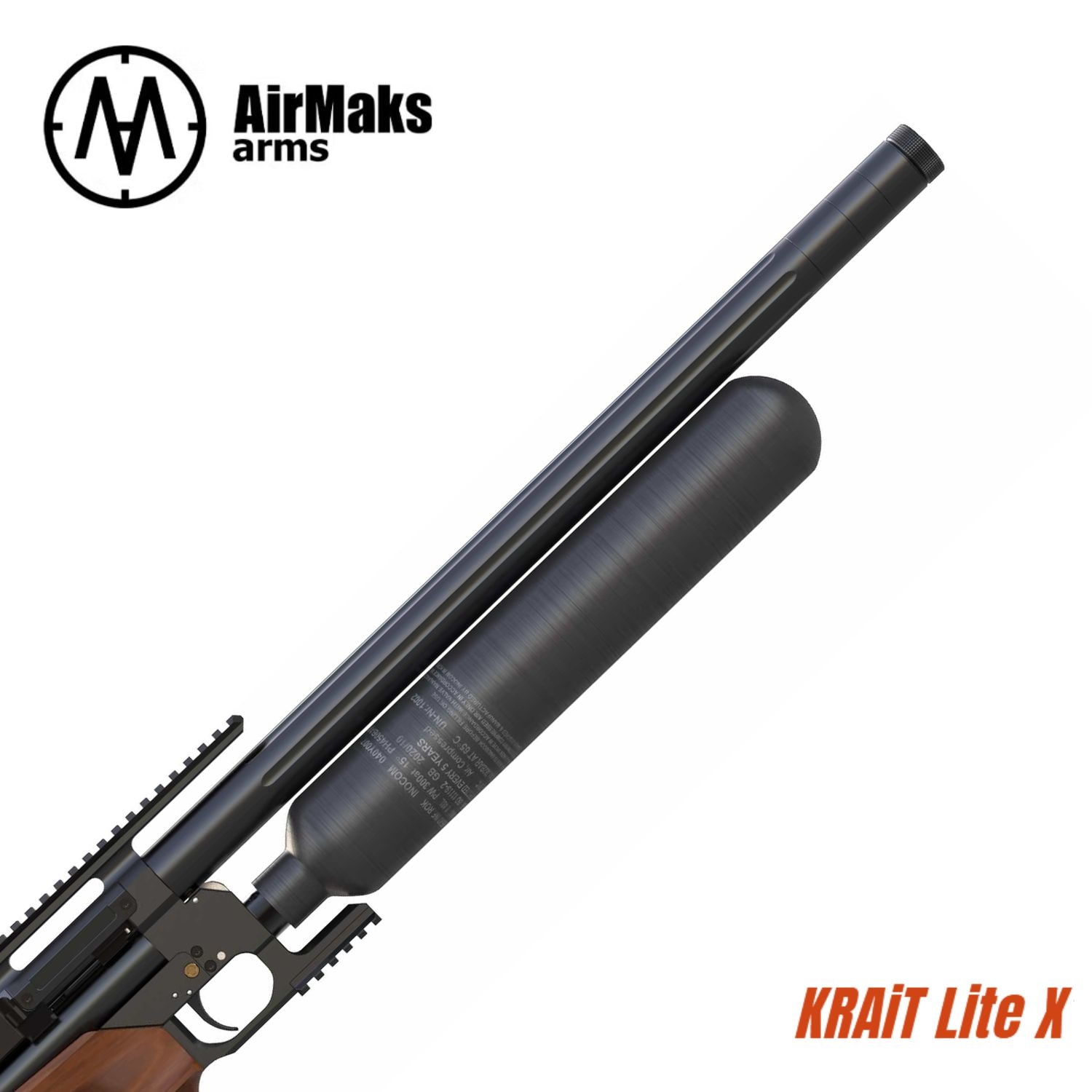 Airmaks KRAIT Lite X 5.5mm/.22cal SİYAH PCP HAVALI TÜFEK