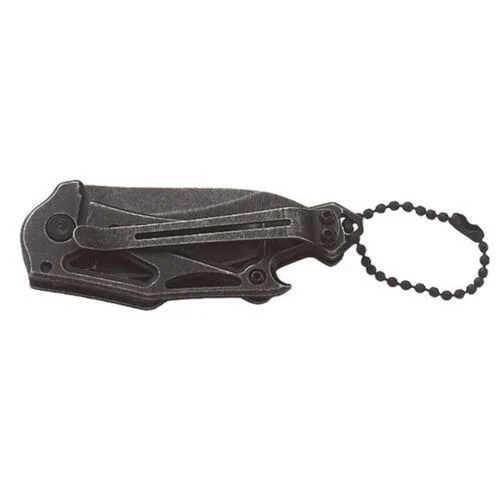 Smith & Wesson® Stonewash Drop Point Frame Lock Anahtarlık Katlanır Bıçak 1100064