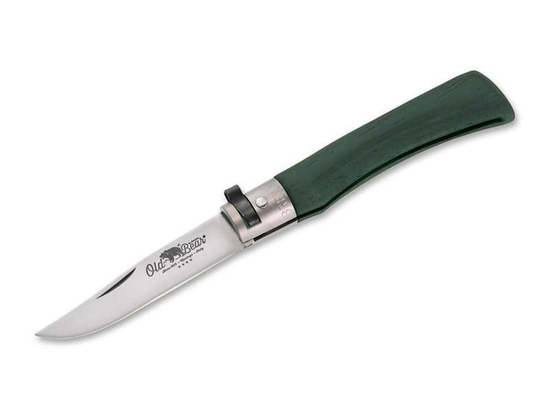 OLD BEAR 19 CM LAMİNE YEŞİL AHŞAP 7 1/2'' M ÇAKI
