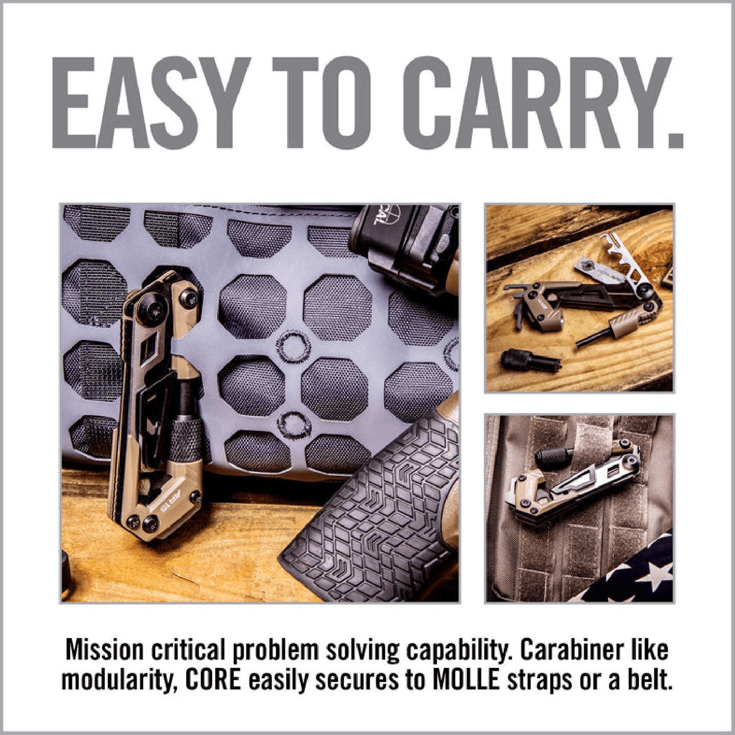 REAL AVID Gun Tool Core® - AR15 Critical Task Carry Tool