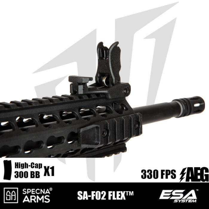 Specna Arms SA-F02 FLEX Airsoft Tüfeği – 330 FPS – Siyah