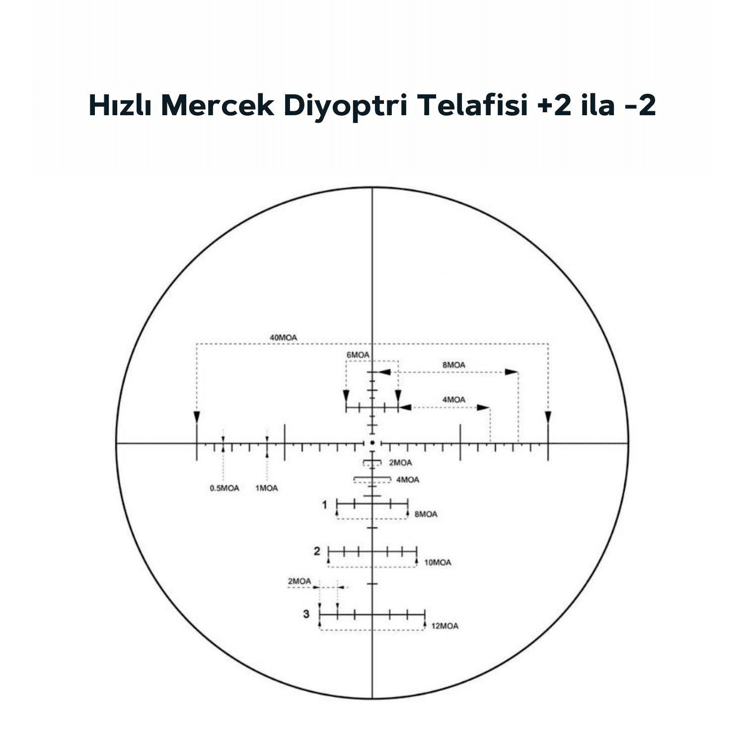 HATSAN FACTOR SNİPER-S 6,35 mm Vector Optics Everest 3-18x50SFP Gen II Kampanya