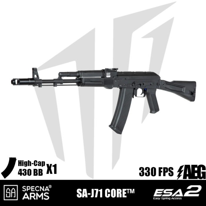 Specna Arms SA-J71 CORE™ Airsoft Tüfeği – 330 FPS – Siyah