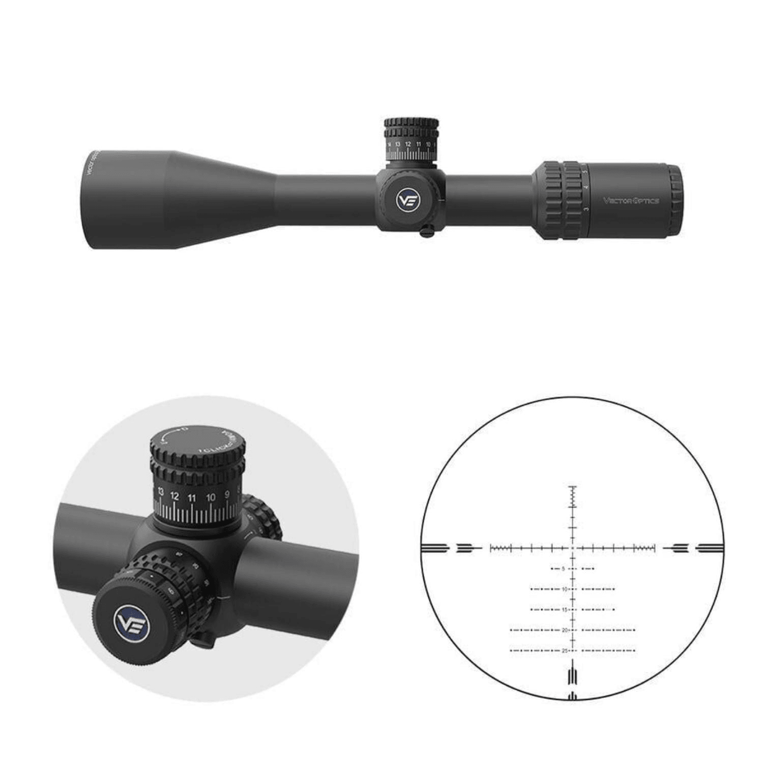 Hatsan Factor Sniper Long 6,35mm Carbon Tüplü PRO Havalı Tüfek Seti
