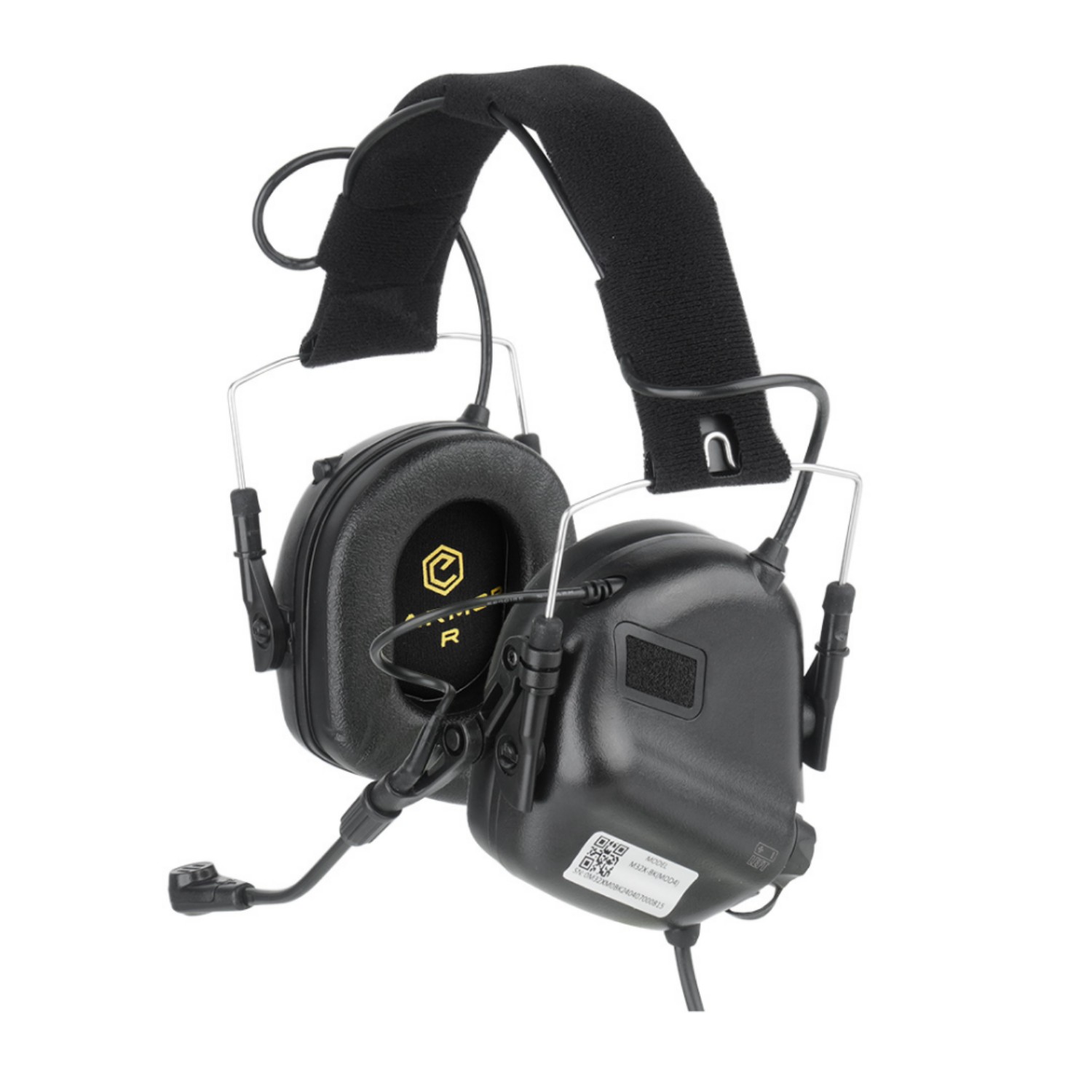 EARMOR M32X PLUS Kask Atış Kulaklığı Kulak Koruma Telsiz Yuvalı (Black) Siyah (KULAKLIK)