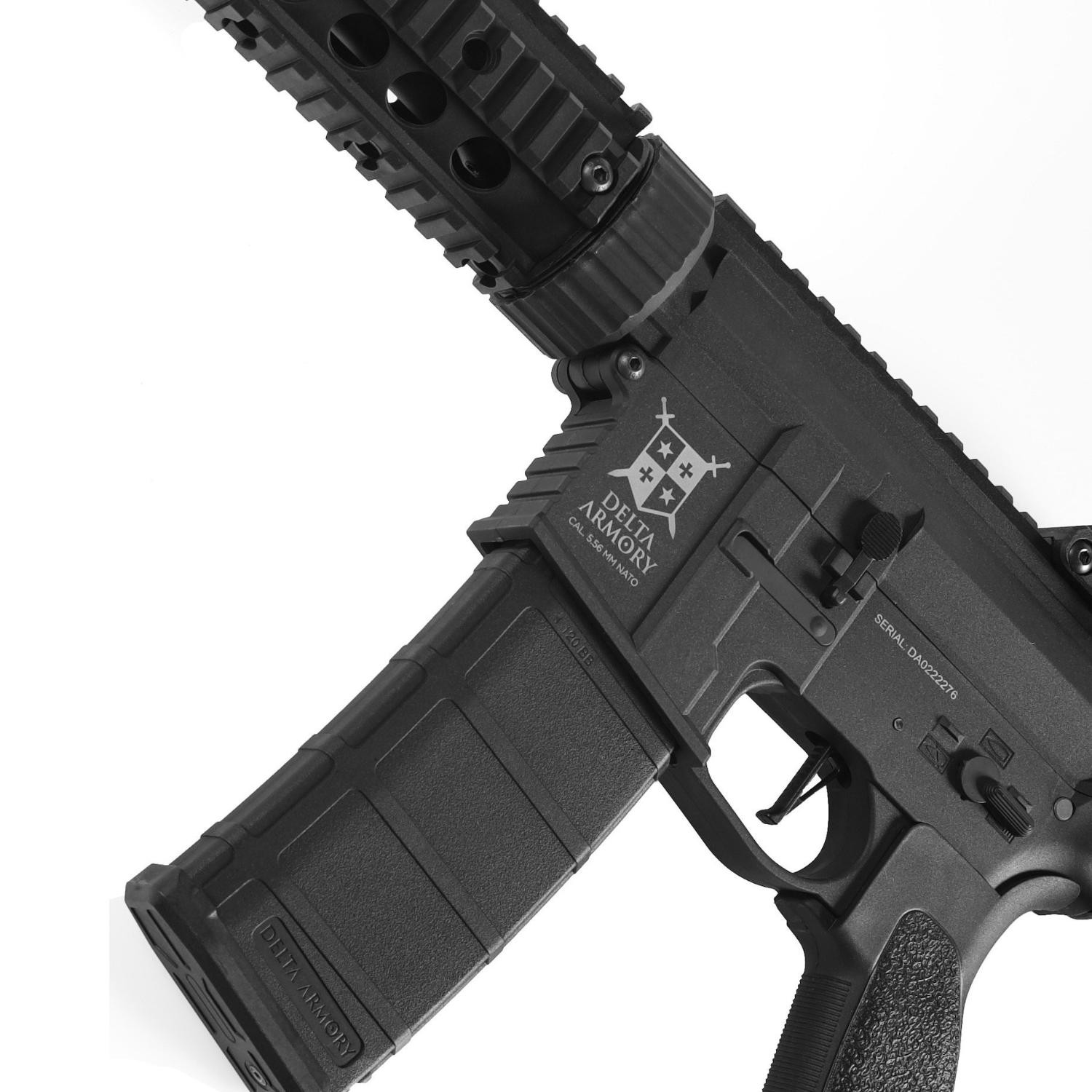Delta Armory AR15 SilentOps 7'' Charlie PiL ŞARJ SET Airsoft Tüfek Siyah DA-C05