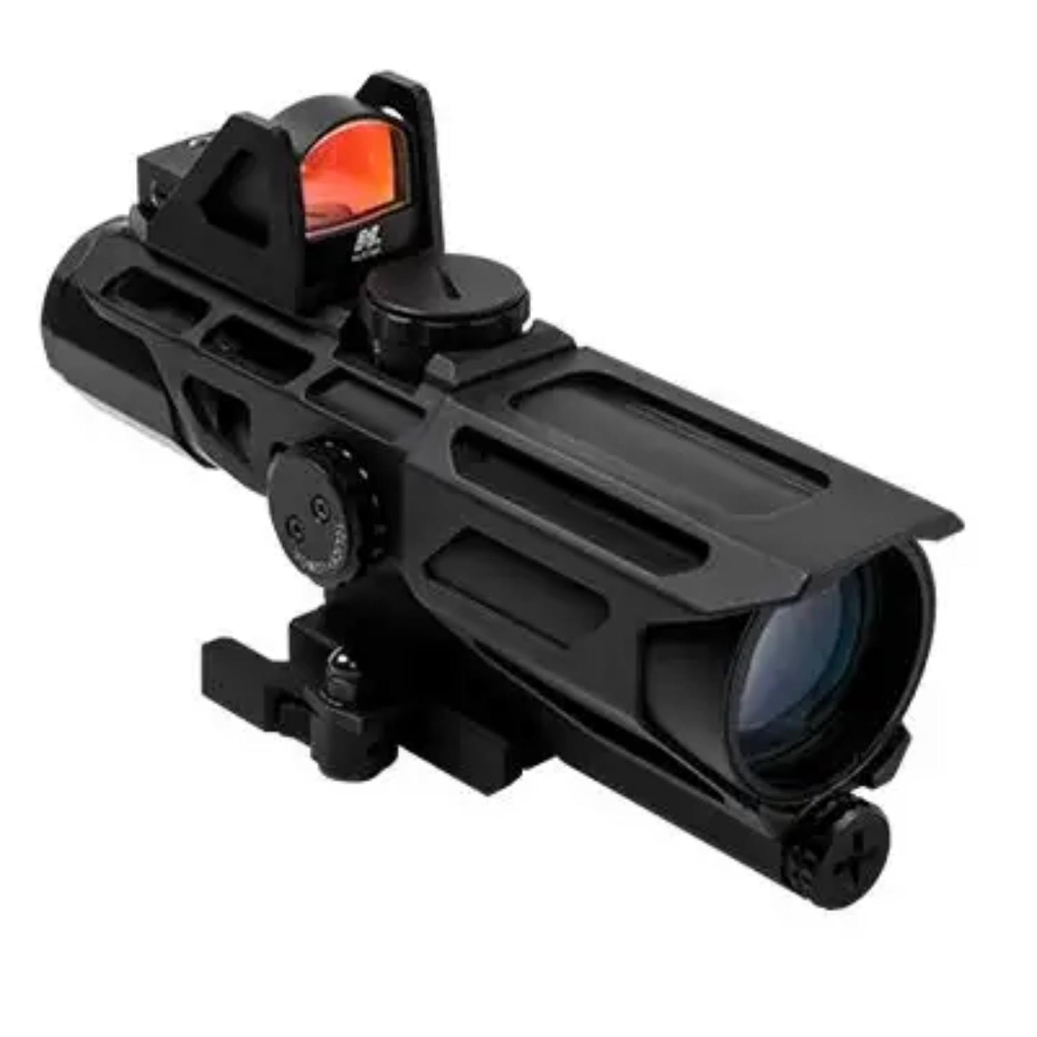 NcSTAR GEN3 USS SIYAH 3-9X40mm Mil-Dot Dürbün & Micro Dot Optik