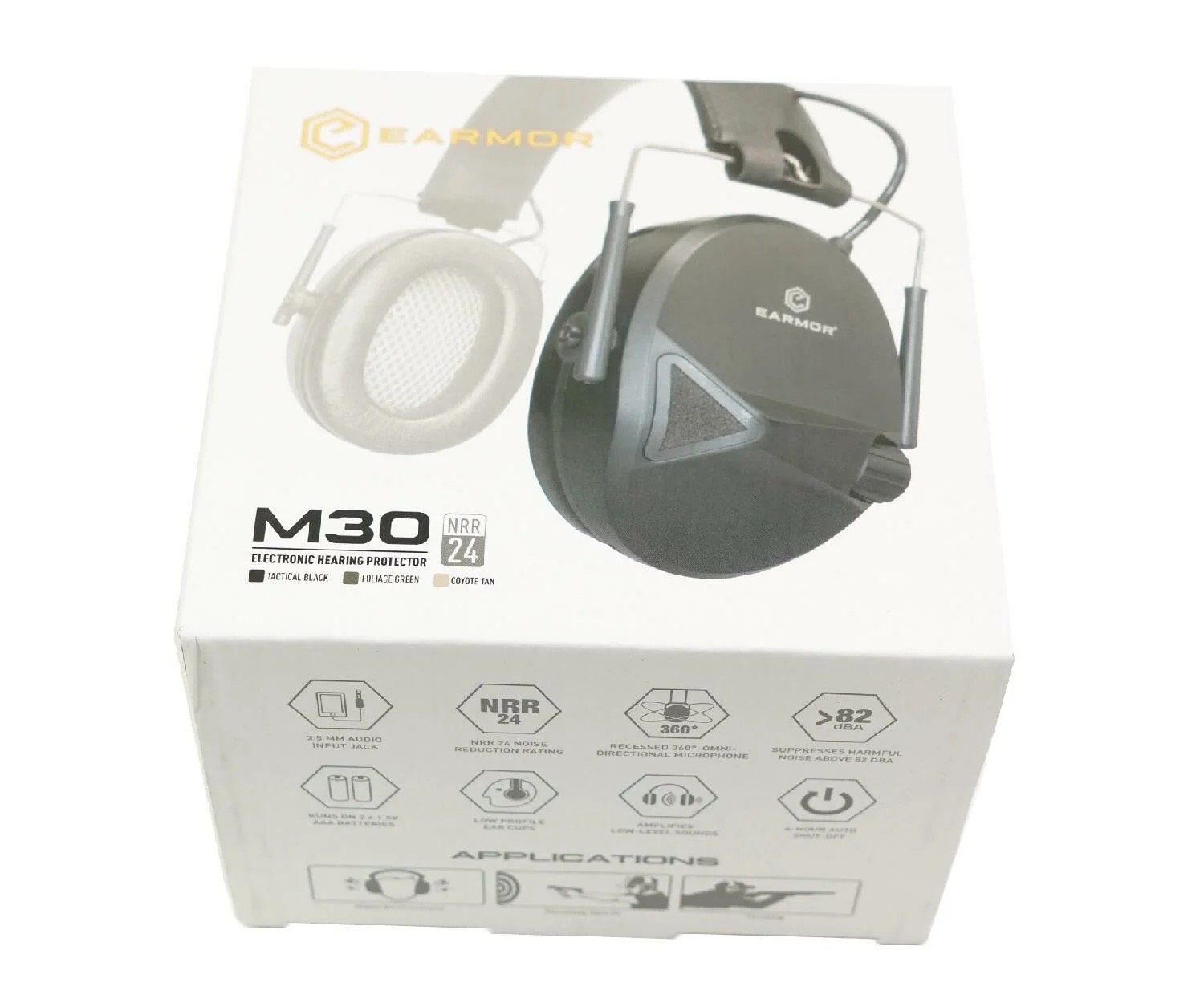 Opsmen Earmor Elektronik Atış Kulaklığı (Black) Siyah M30-BK