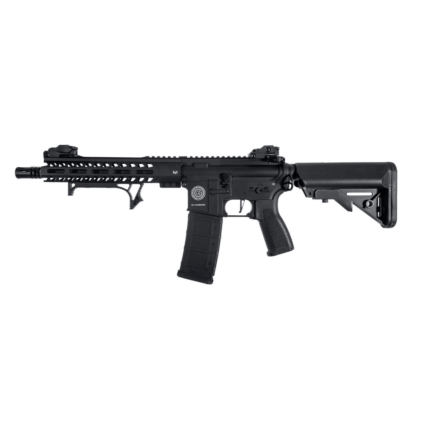 Delta Armory Grand Power M4 AR15 10inch M-LOK ALPHA PIL SARJ SET Airsoft Tüfek / Siyah DA-GP-A14