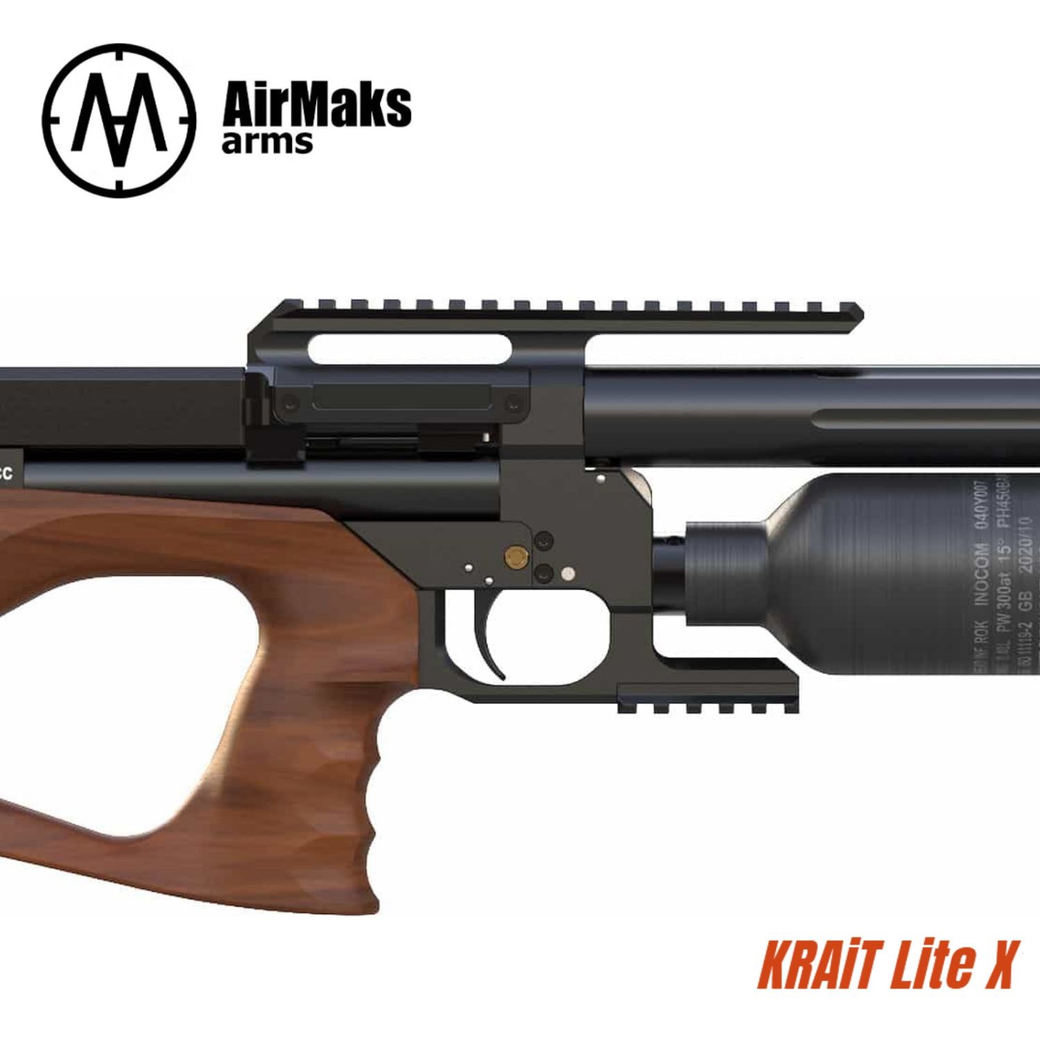 Airmaks KRAIT Lite X 5.5mm/.22cal SİYAH PCP HAVALI TÜFEK