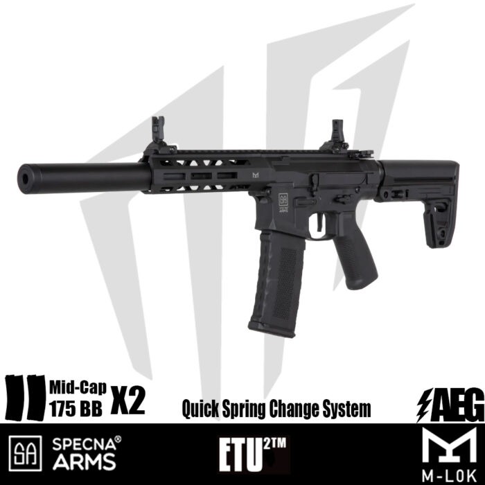 Specna Arms SA-F21 FLEX™ ETU2™ Airsoft Tüfeği – Siyah