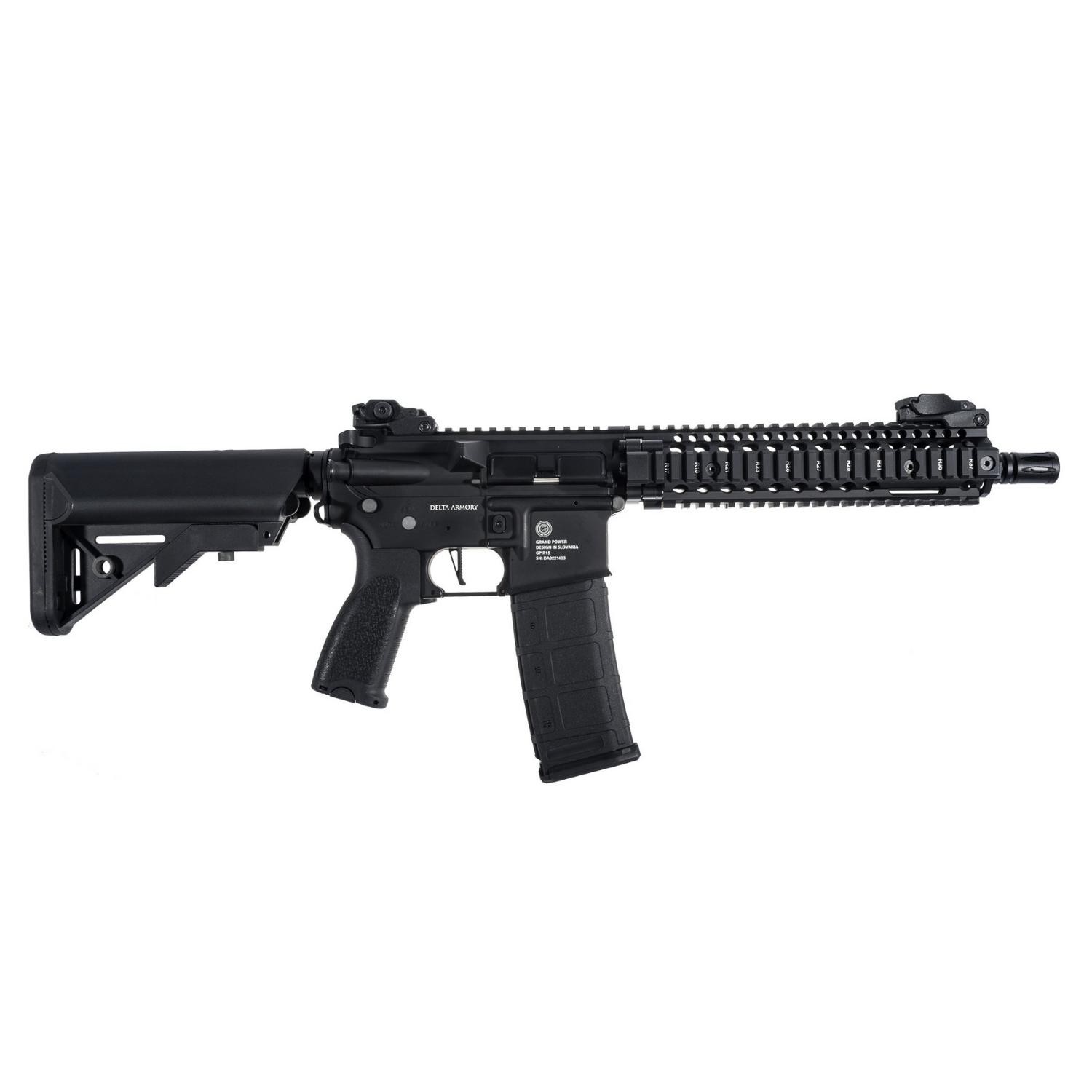 Delta Armory Grand Power AR15 MK18 ALPHA PIL SARJ SET Airsoft Tüfek / Siyah DA-GP-A07