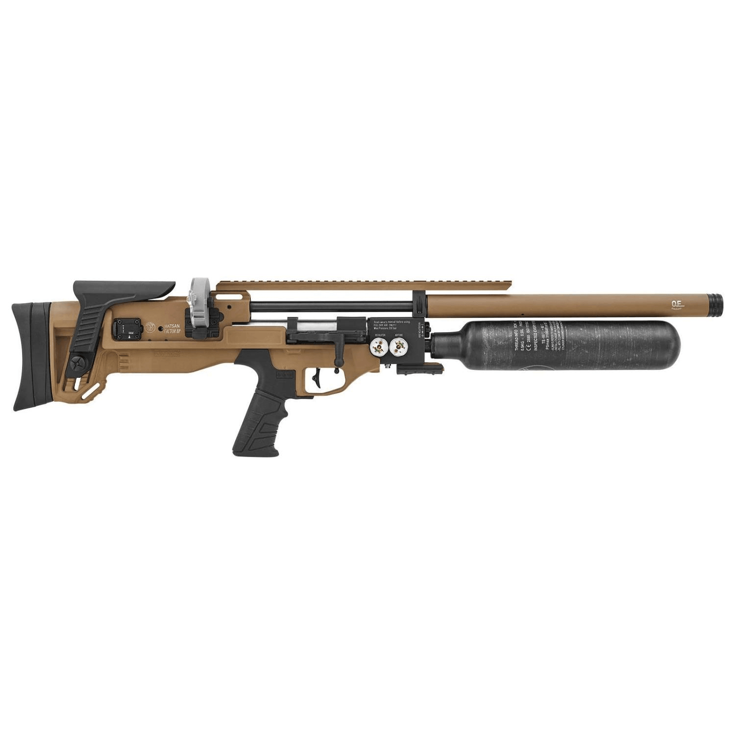 HATSAN PCP HAVALI TÜFEK FACTOR BP FDE 5,5 mm Vector Optics Everest 3-18x50SFP Gen II Kampanya