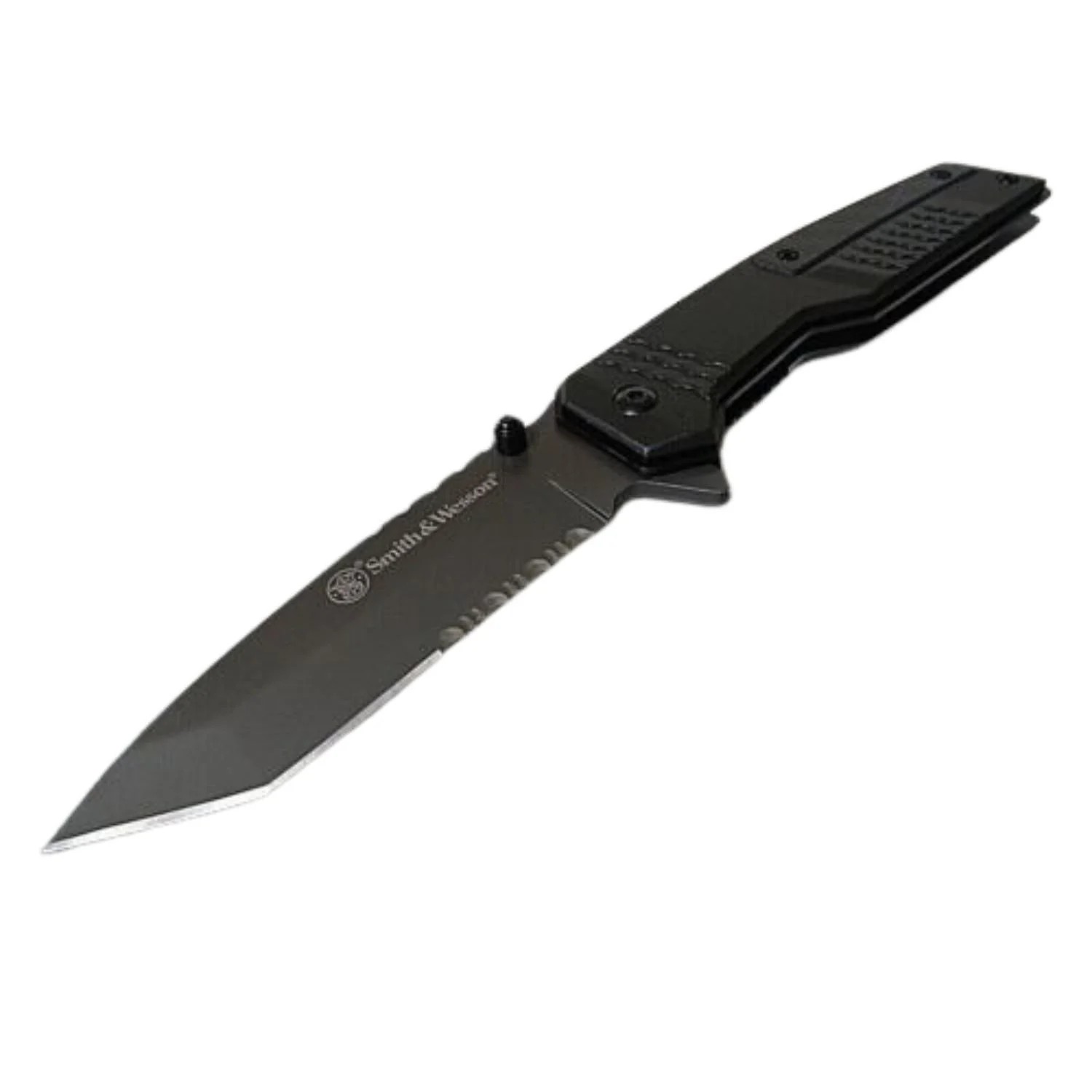Smith & Wesson® Special Ops Linerlock A/O Black CF Katlanır Cep Çakısı