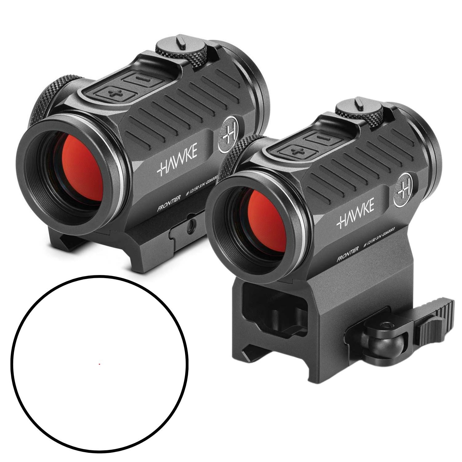 HAWKE (*New) Frontier 1x22 - 2MOA Dot REDDOT Nişangah - Weaver Rail 12137