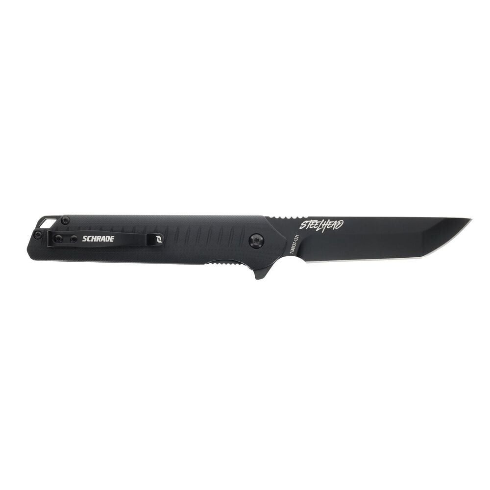 Schrade Steelhead Folder G10 Ultra-Glide Çakı Siyah 1159314