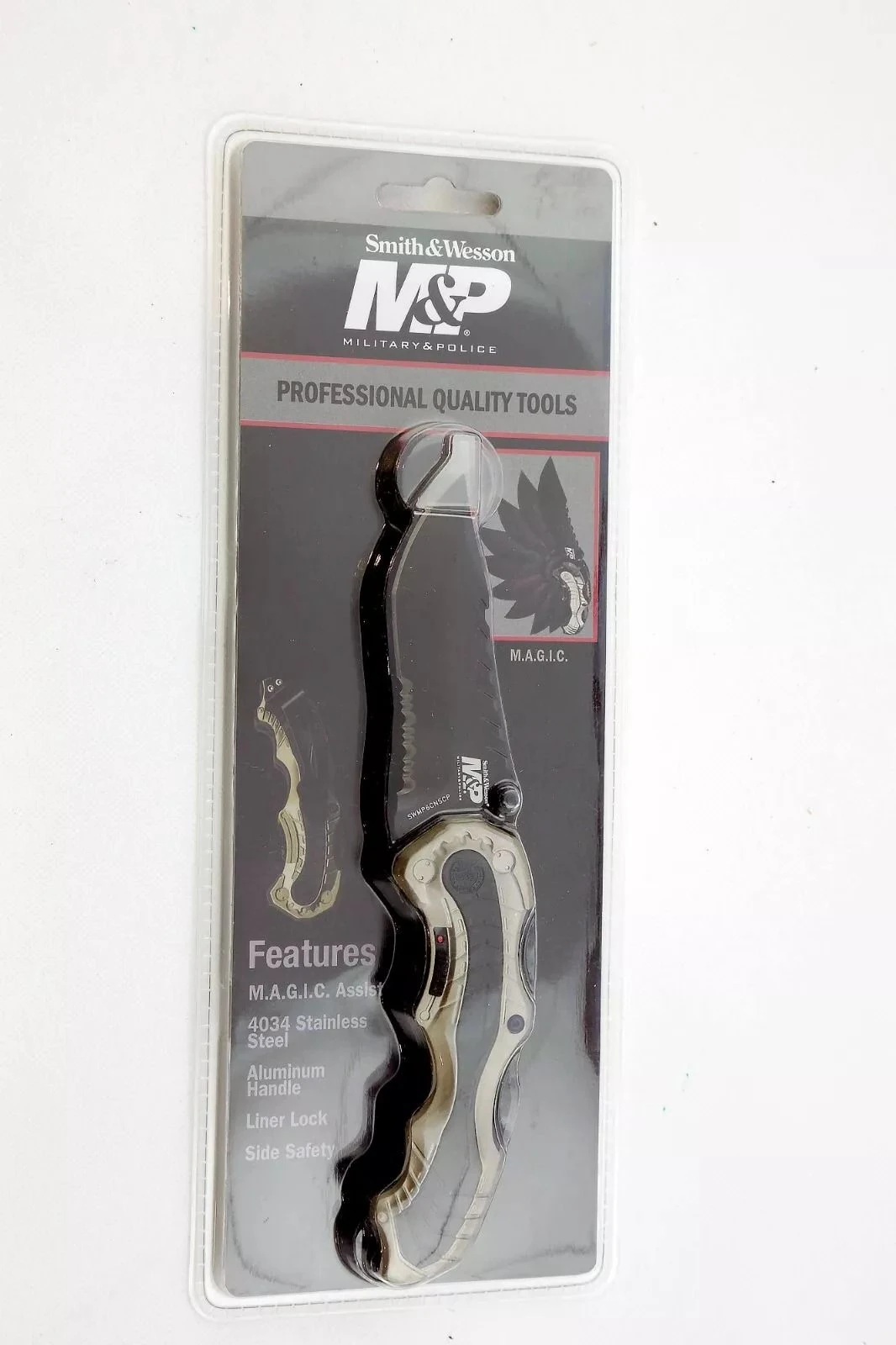 Smith & Wesson® M&P MAGIC® Assisted Liner Lock 3.25 Katlanır Bıçak SWMP6CNSCP