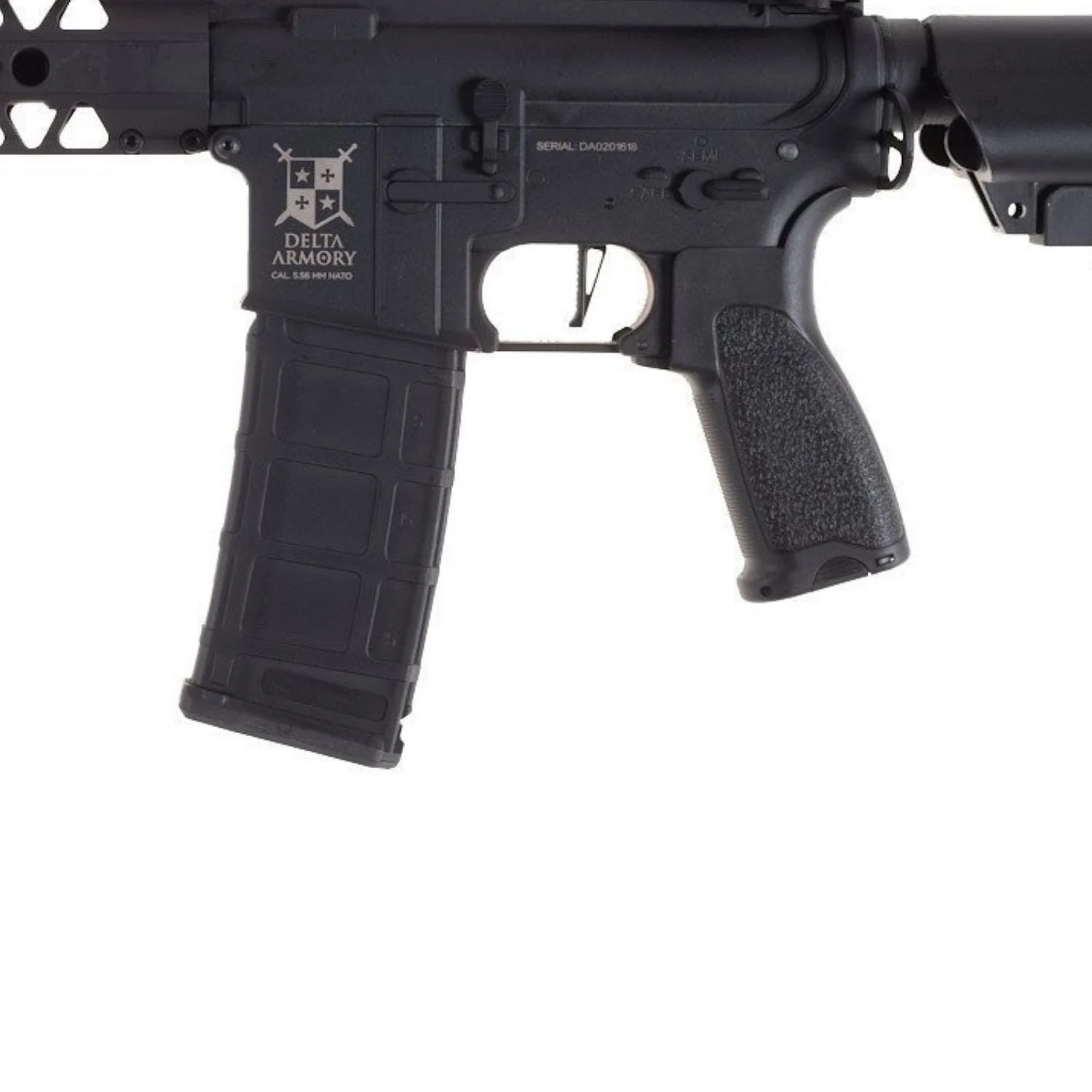Delta Armory AR15 LA 16,2” BRAVO PIL ŞARJ SET Airsoft Tüfek / Siyah DA-B12