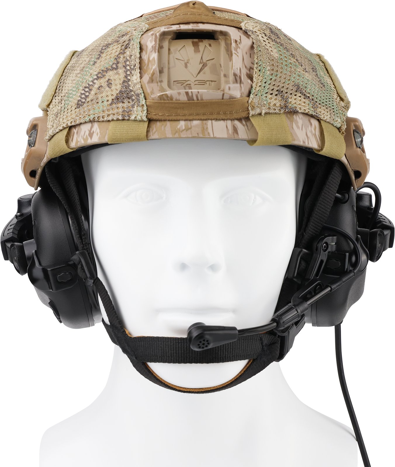 EARMOR M32X PLUS Kask Atış Kulaklığı Kulak Koruma Telsiz Yuvalı (Cayote Brown) Kahverengi (KULAKLIK)