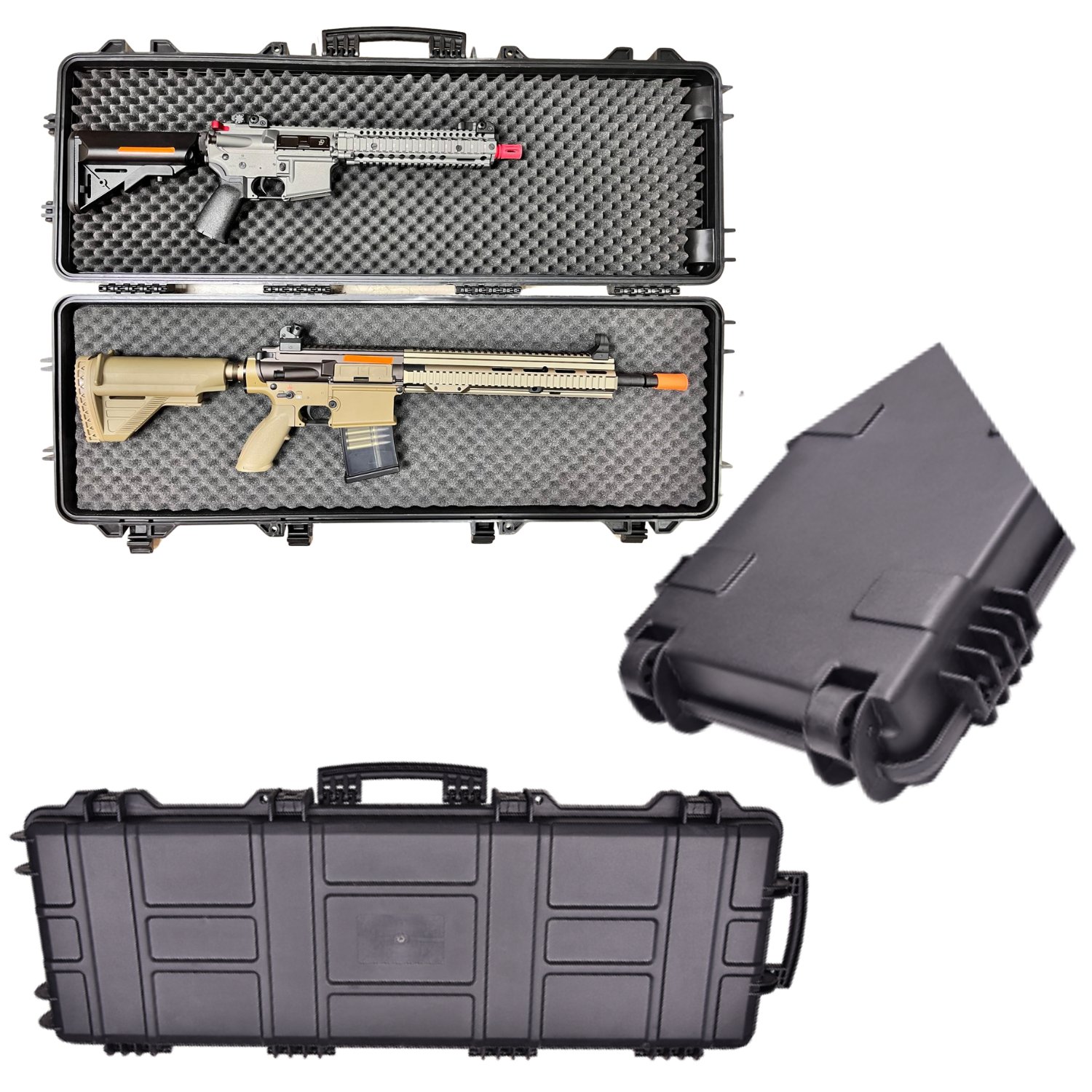 108 CM TEKERLEKLİ KİLİTLİ TÜFEK ÇANTASI HARD CASE