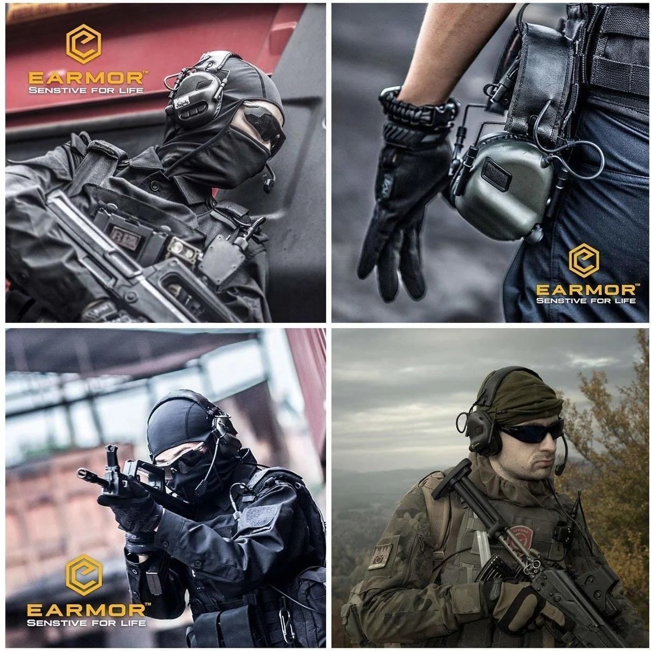 OPSMEN EARMOR M31 MOD3 Aktif Koruma Atış Kulaklığı (Coyote Brown) Kahverengi
