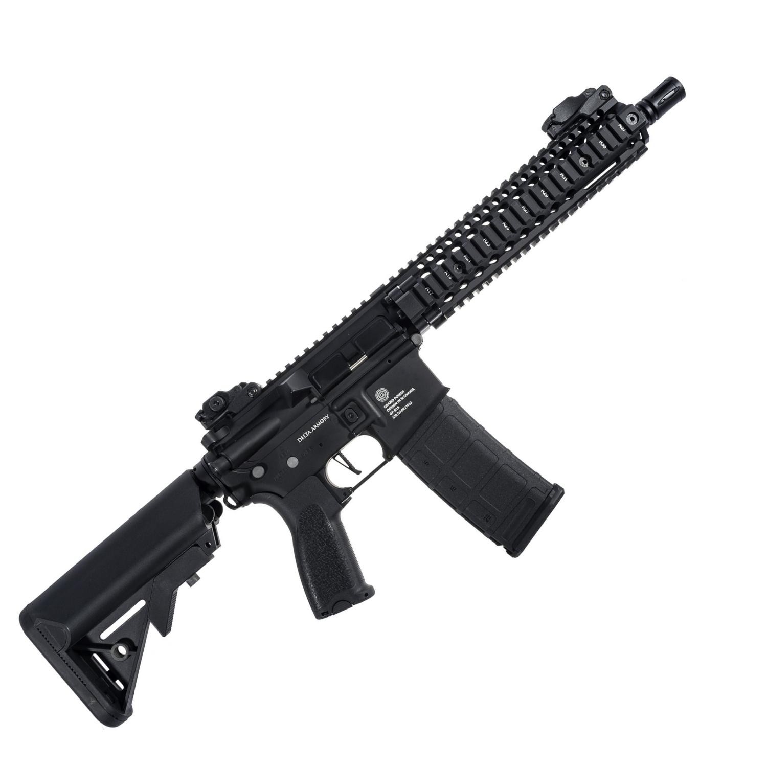 Delta Armory Grand Power AR15 MK18 ALPHA PIL SARJ SET Airsoft Tüfek / Siyah DA-GP-A07