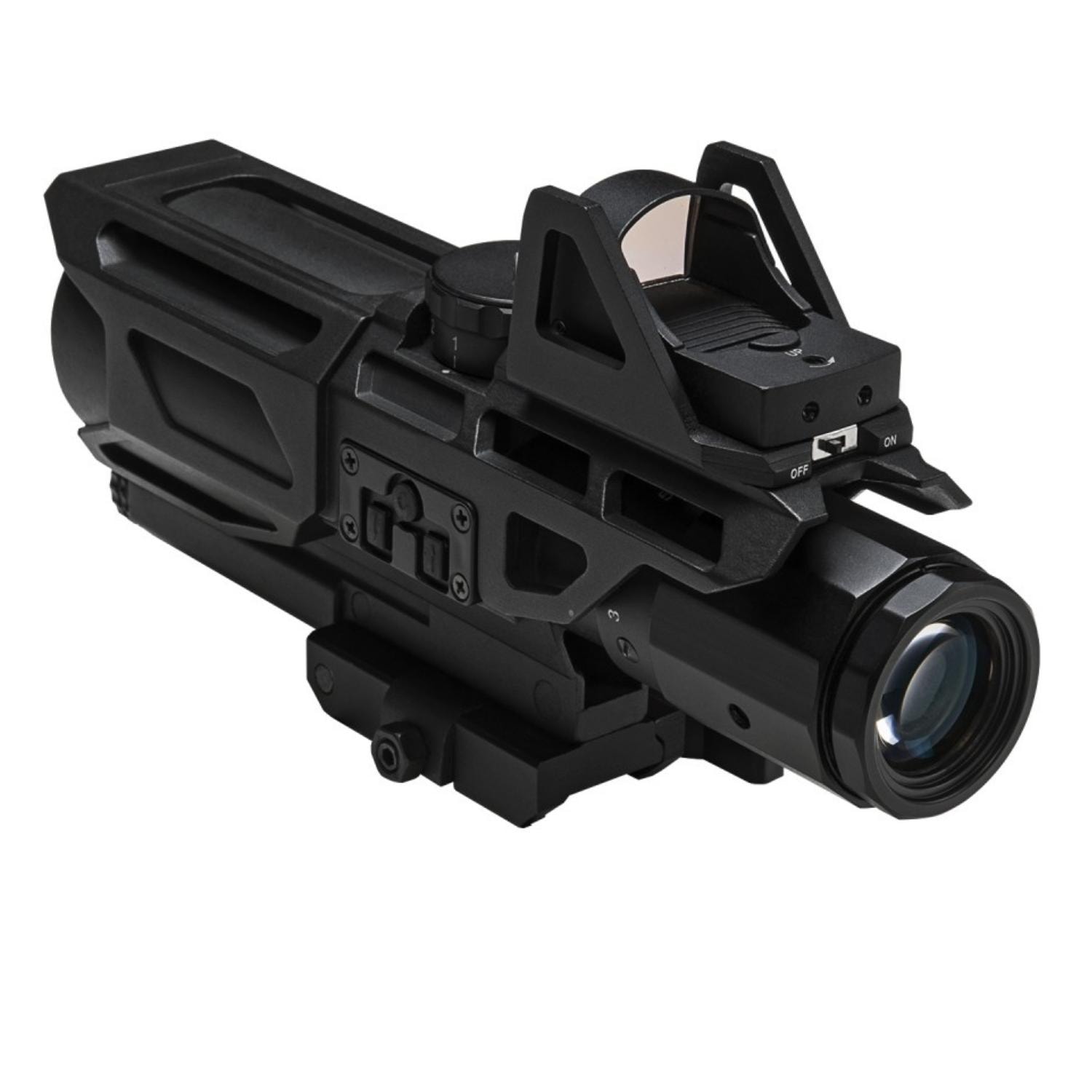 NcSTAR GEN3 USS SIYAH 3-9X40mm Mil-Dot Dürbün & Micro Dot Optik