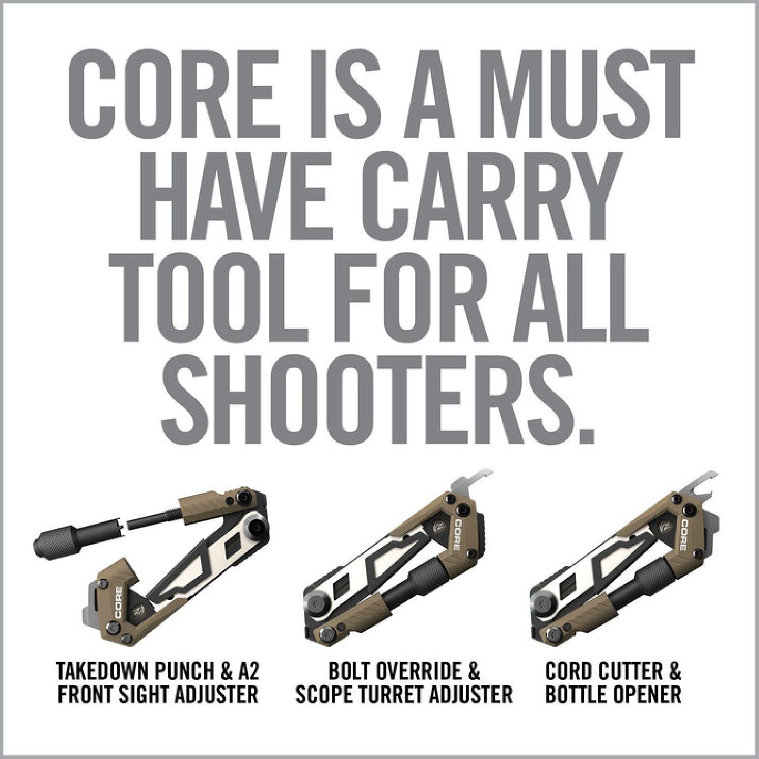 REAL AVID Gun Tool Core® - AR15 Critical Task Carry Tool