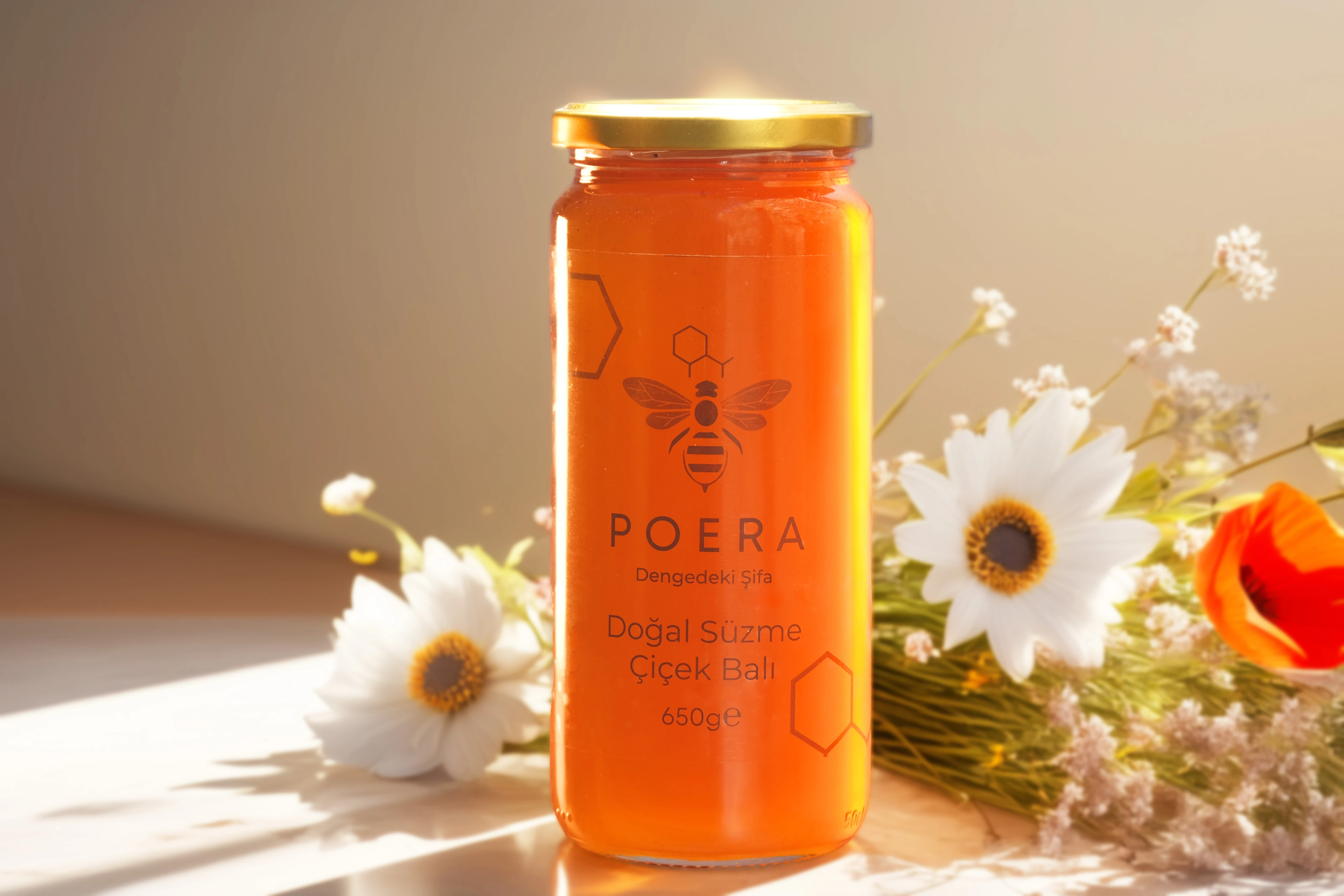 POERA Süzme Çiçek Balı 650 Gr