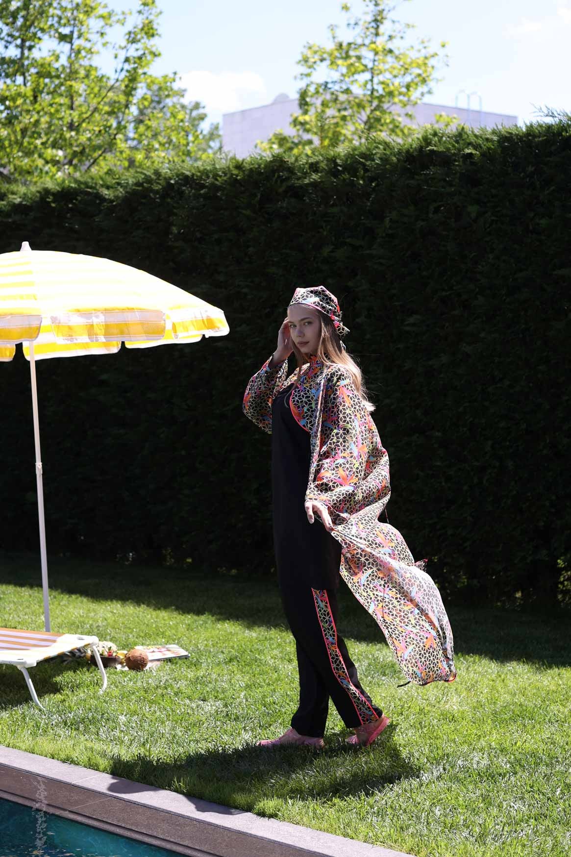 Oval Kimono Siyah