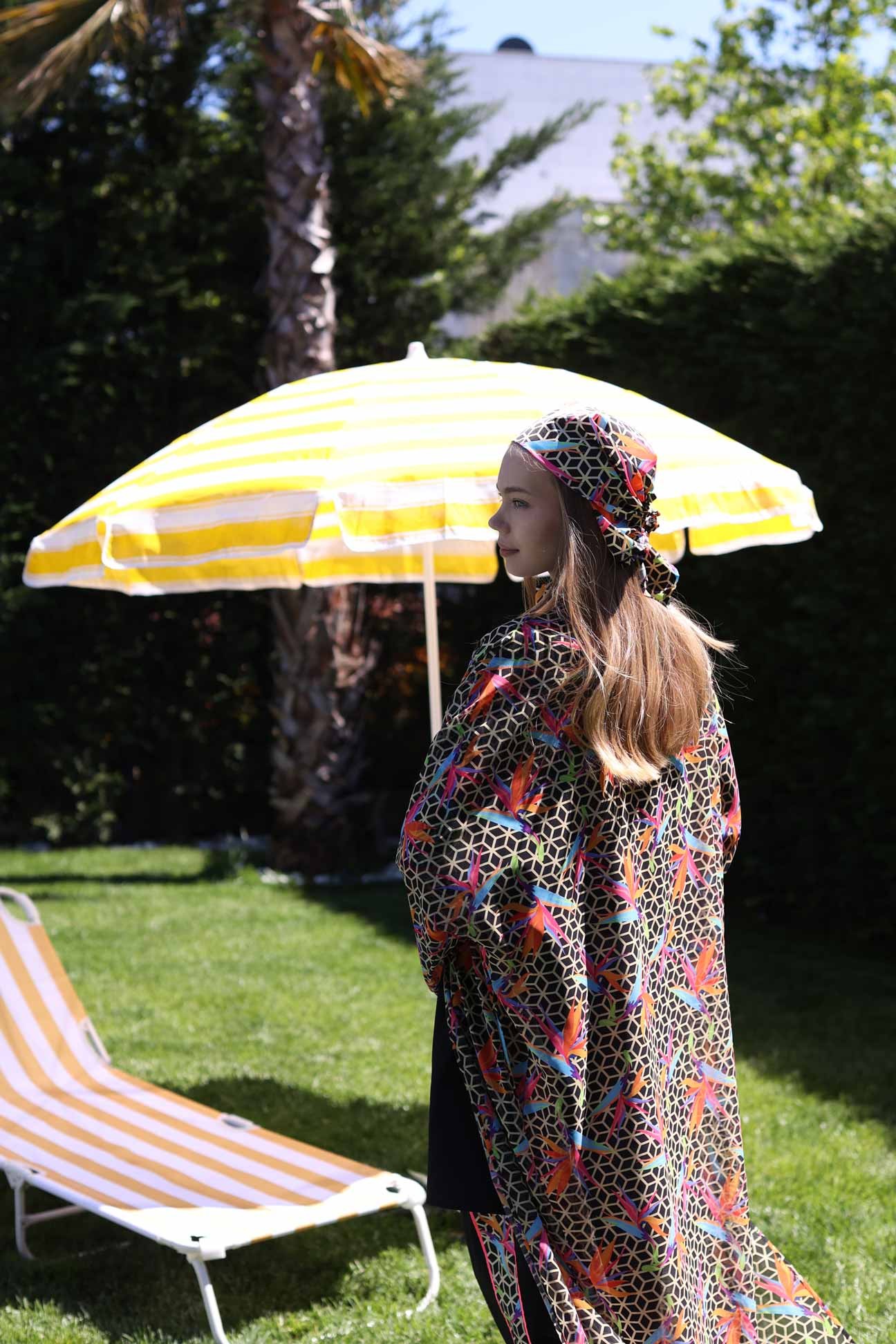 Oval Kimono Siyah