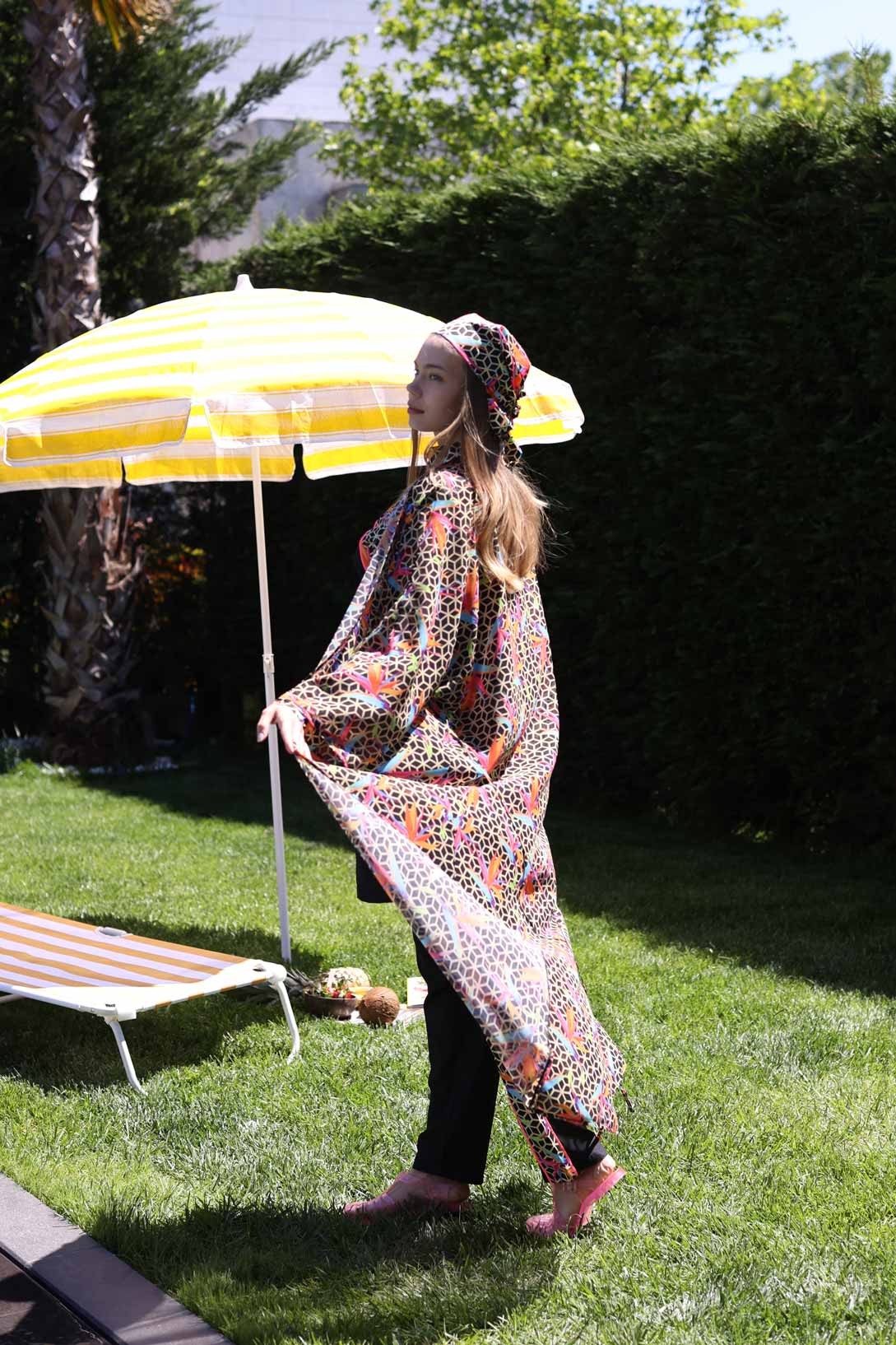 Oval Kimono Siyah