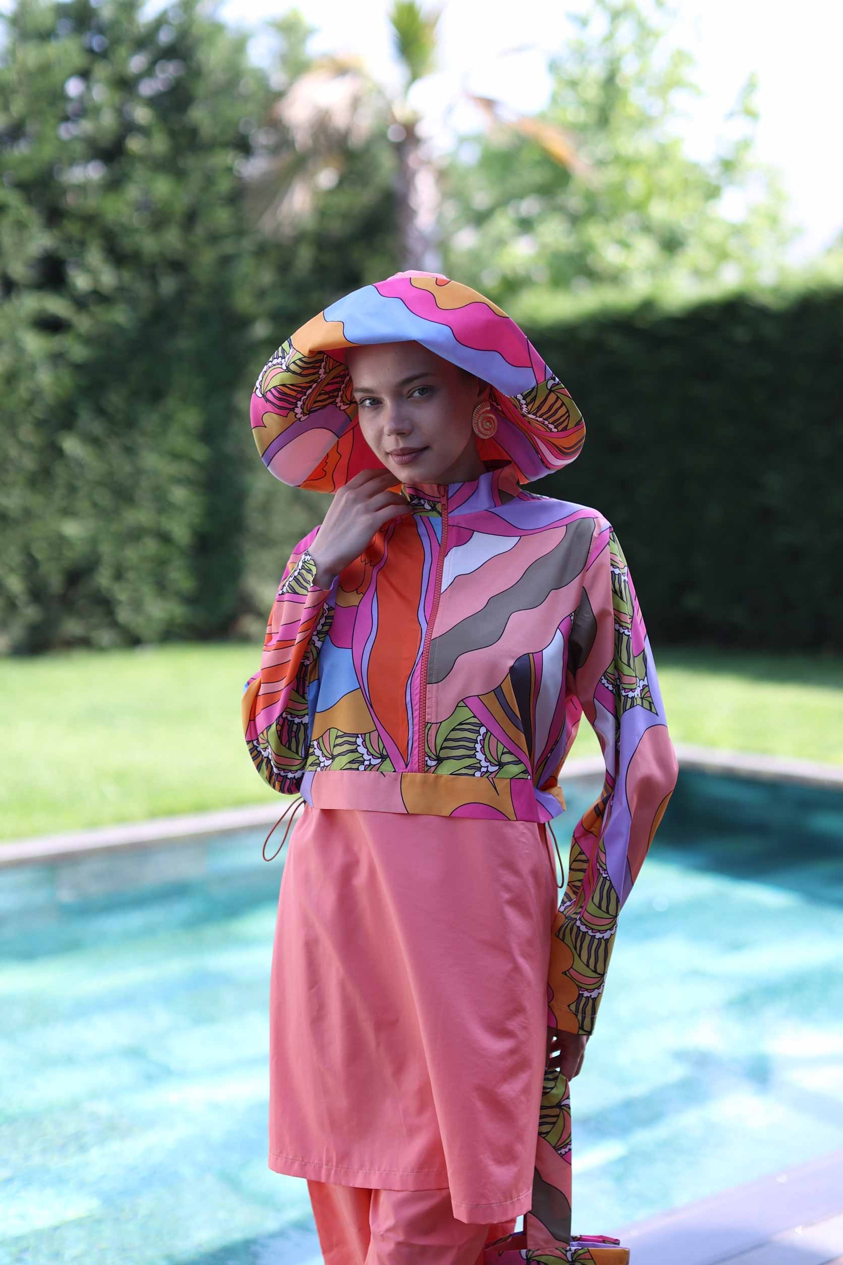 Mercan Desen Mayo Pembe