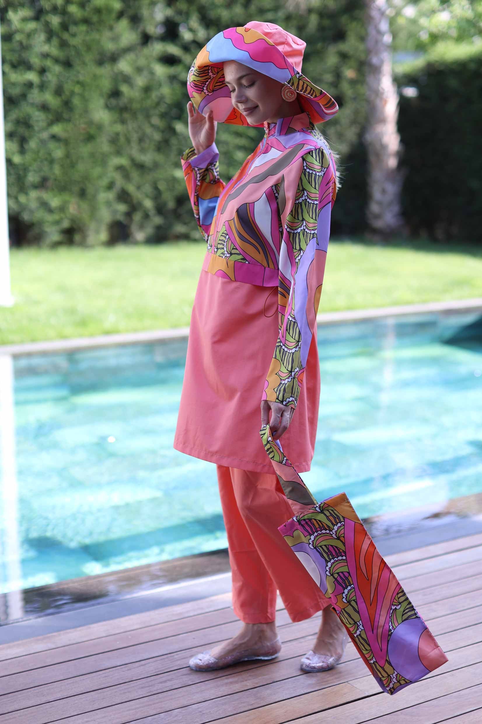 Mercan Desen Mayo Pembe